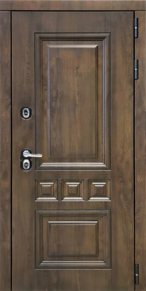 Входная дверь ДвериПРО Аура Алиса (16мм, ПВХ Ясень белый, зеркало) DPRO222048 внешняя сторона